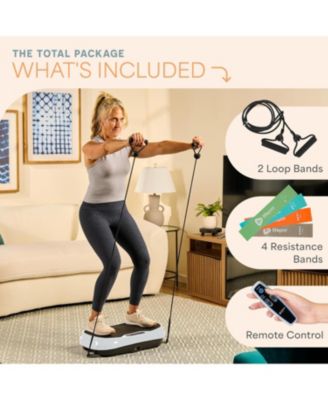 Waver Mini Vibration Plate Exercise Machine for Lymphatic Drainage – Compact Whole Body Vibrating Platform for Muscle Toning