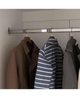 6-Door Big Wardrobe Armoires with Hanging Rod, 4-Drawers, Storage Shelves