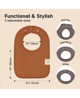 8-Pack Coast Baby Bibs for Boy, Girl, Drool Bibs, Baby Bib for Girls, Boys