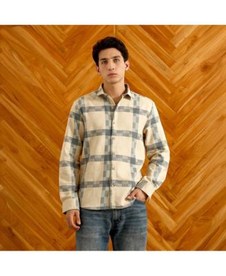 Men's Checkered Cotton Blend Full Sleeve Shirt