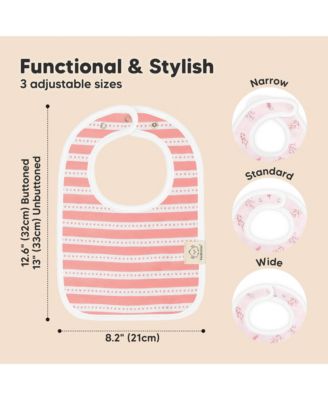 8-Pack Coast Baby Bibs for Boy, Girl, Drool Bibs, Baby Bib for Girls, Boys