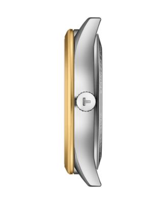 Men's gray stainless steel Bracelet Watch, 40mm