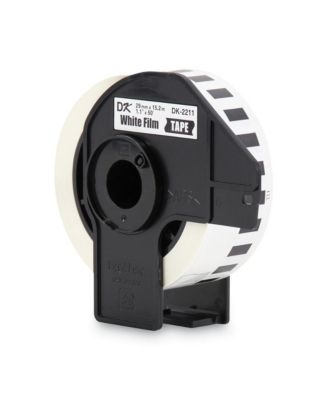 DK2211 1.1 in. x 50 ft. Continuous Film Label Tape - White (1-Roll