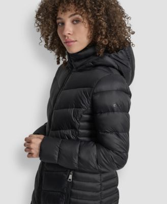 Women's Zip-Front Long Coat