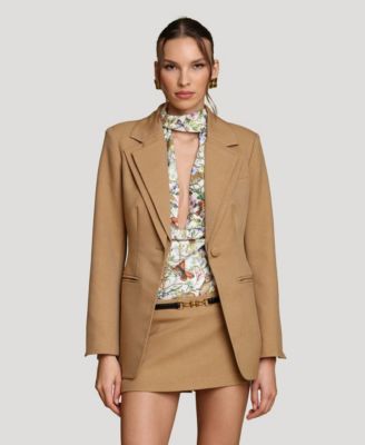 Women's Cutaway Spread Collar Blazer