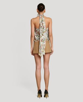 Women's Long Tie Halter Top