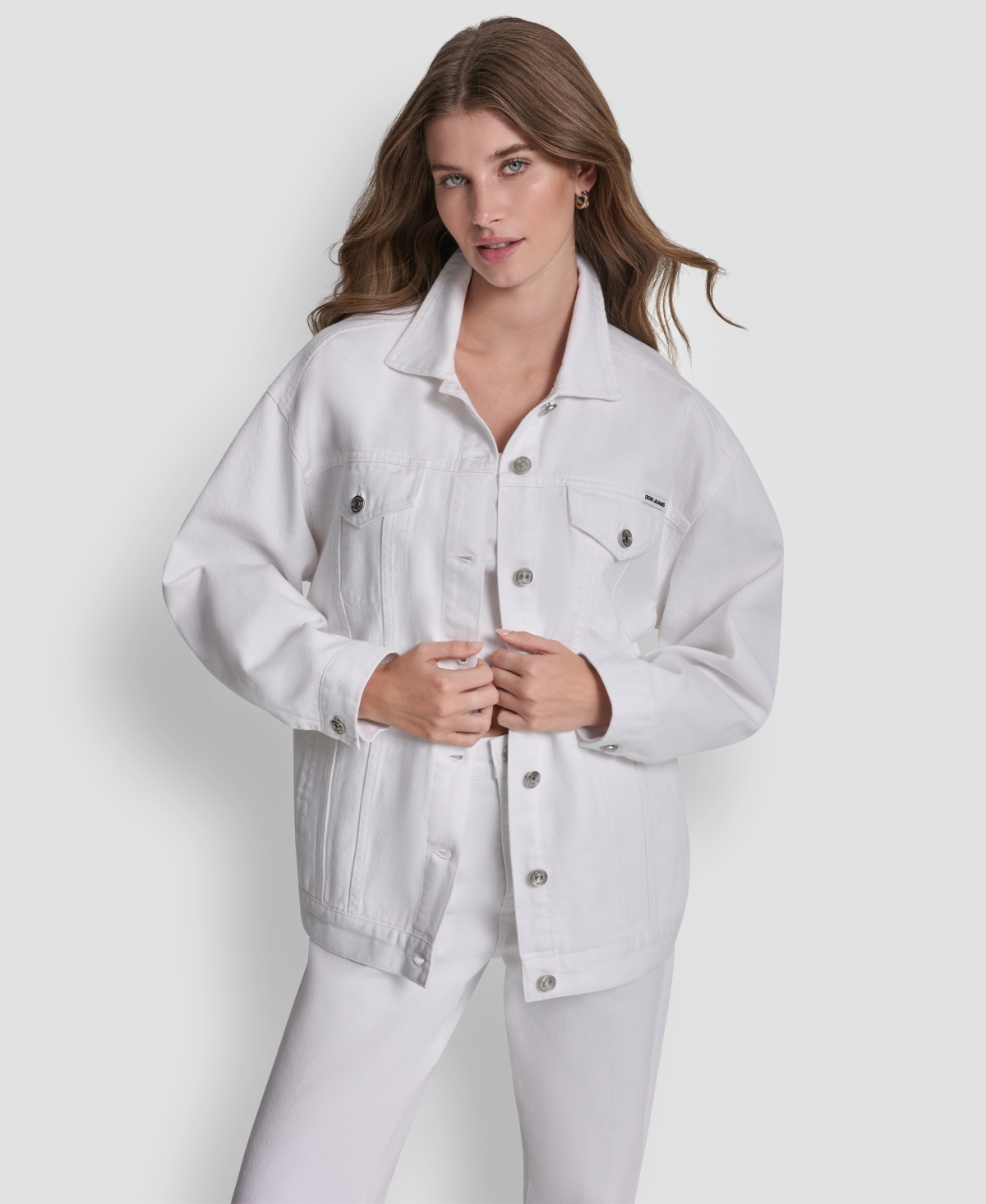 Dkny Jeans Women's Denim Trucker Jacket