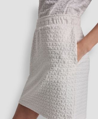 Women's Logo Jacquard Pull-On Mini Skirt