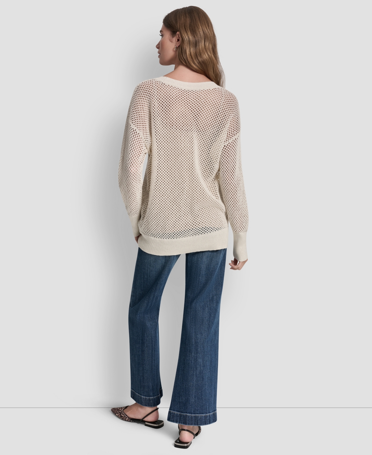 Dkny Jeans Women's V-Neck Sweater