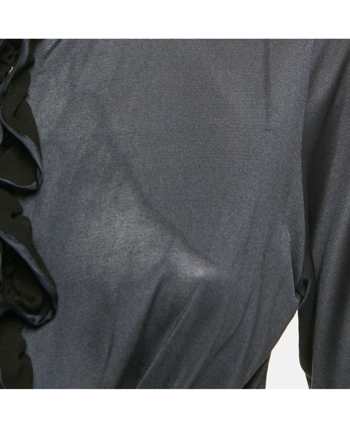 Pre-Owned Balenciaga Women's Silk Jersey Ruffled Top