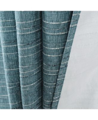 RT Designer Collection Kensington Jacquard Foam Backed Luxurious Decorative Grommet Curtain Panel 54" x 84" Wedge