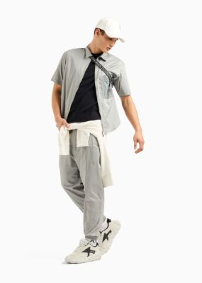 Men's Short Sleeve Textured Combed Cotton T-Shirt