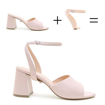 Women's Twiggy Brown Snake Customizable Loop Sandal