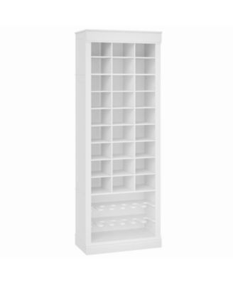 10-Tier Shoe Storage Cabinet, Tall Wooden Shoe Rack with 27 Cubbies, Freestanding Shoe Organizer for Entryway, Living Room