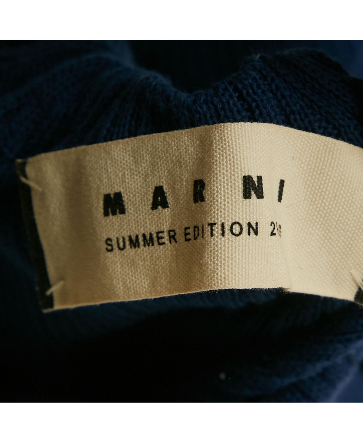 Pre-Owned Marni Women's Rib Knit Tie-Up Detail Tank Top