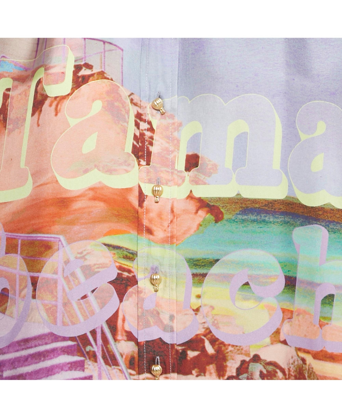 Pre-Owned Zimmermann Women's Multicolor Printed Silk Pyjama Pant & Shirt Set