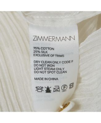 Women's White Crinkle Cotton Voile Loose Fit Shirt