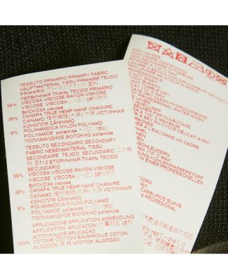 Women's Brushstroke Print Hemp Blend Gauze Cropped Tank Top