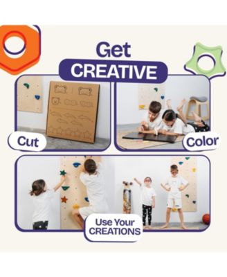 Rock Climbing Wall for Kids Indoor Playground and Play Gym Set Kids Climbing Toys