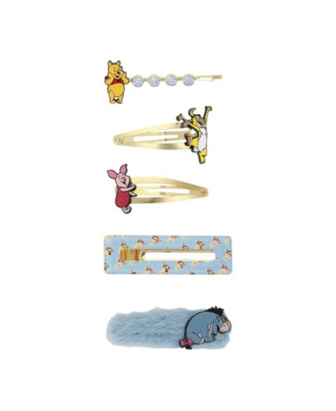 Детские аксессуары для волос Winnie the Pooh Characters 5 piece Hair Clip Set, цвет: Синий