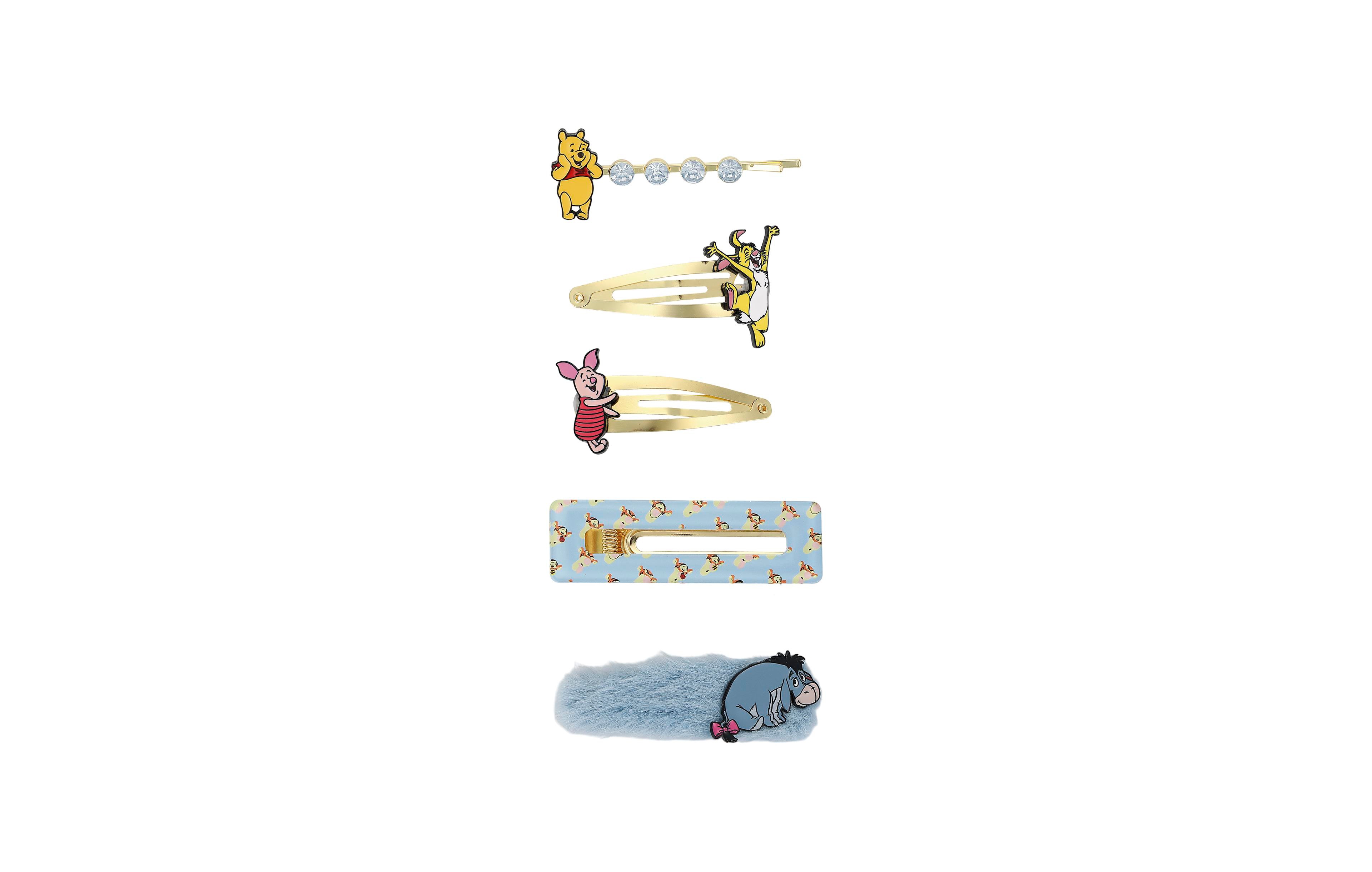 Winnie the Pooh Characters 5 piece Hair Clip Set