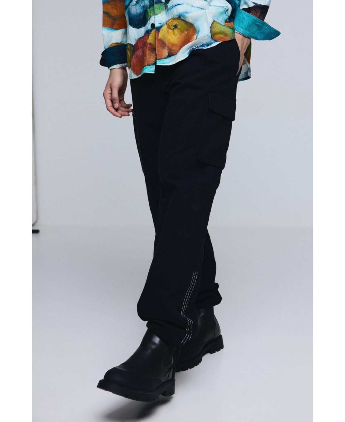 Desigual Men's Cargo pants with drawstring