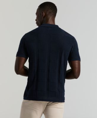 Men's Open Stitch Jacquard Shirt