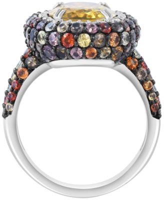 Multi Gemstone Ring (6-1/5 ct. t.w.) in Sterling Silver