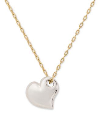 Amour Heart Enamel Pendant Necklace