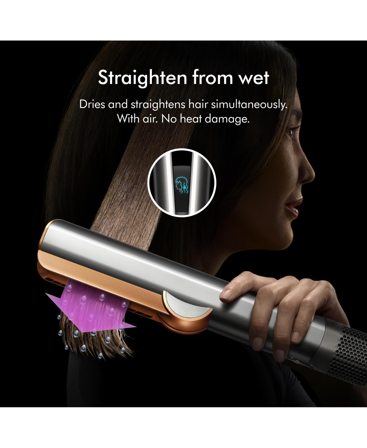 Dyson Airstrait Straightener | Ceramic Pink/Rose Gold