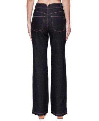 Women's Wide Leg Flared Jeans