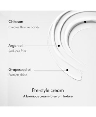 Chitosan Pre-style cream travel mini, Straight to wavy, Light conditioning, 30mL