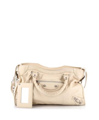 Medium City Giant Studs Bag Leather