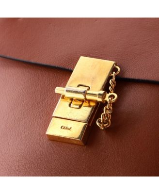 Small Drew Crossbody Bag Chain Embellished Leather