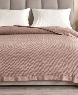 Lightweight Waffle Weave Cotton Blanket, Twin