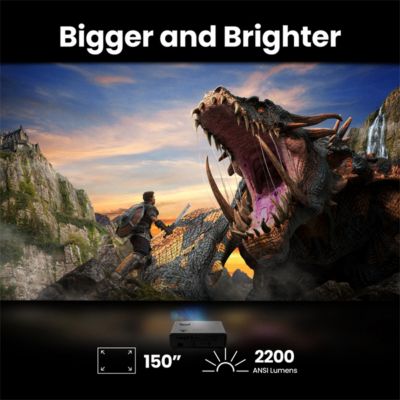 X500i 4K Ultra HD HDR 4LED Short Throw DLP Gaming Projector, Bundle with CM00G3 Universal Ceiling Mount