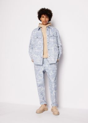 Men's Tonal Camouflage Drawstring Pants