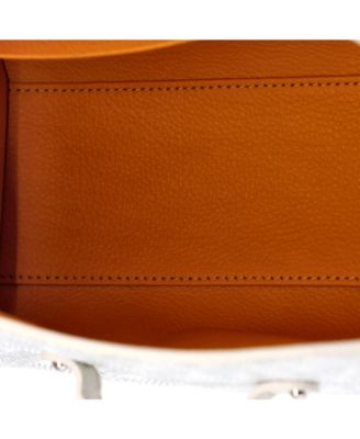 Mini Saigon Top Handle Bag Coated Canvas with Leather