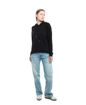 Women's Hi Lo Lace Hem Hoodie