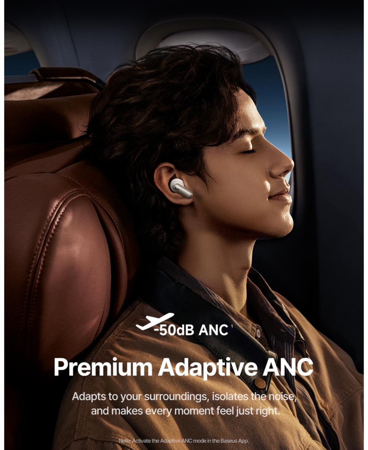 Baseus Inspire XP1 Premium Wireless Earbuds with Sound by Bose, Dolby Audio, and -50dB Real-Time Adaptive Noise Cancelling