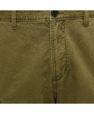 Men's Green Cotton Pargo Cargo Pants