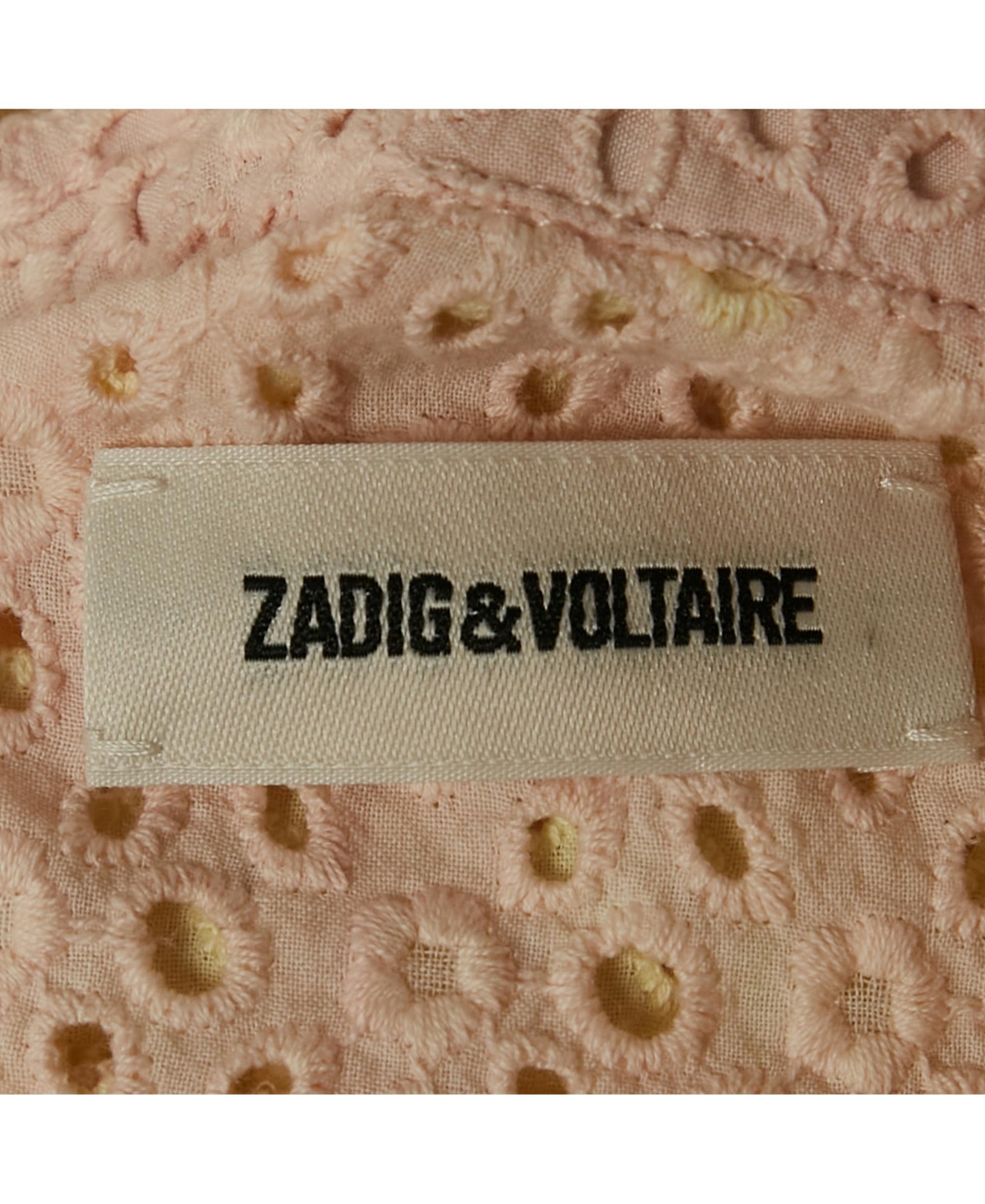 Pre-Owned Zadig & Voltaire Women's Yellow/pink Camouflage Print Anglaise Requiem Short Dress