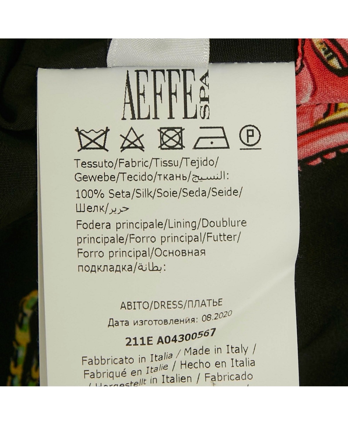 Pre-Owned Moschino Women's Couture Black Biker Bag Print Silk Wrap