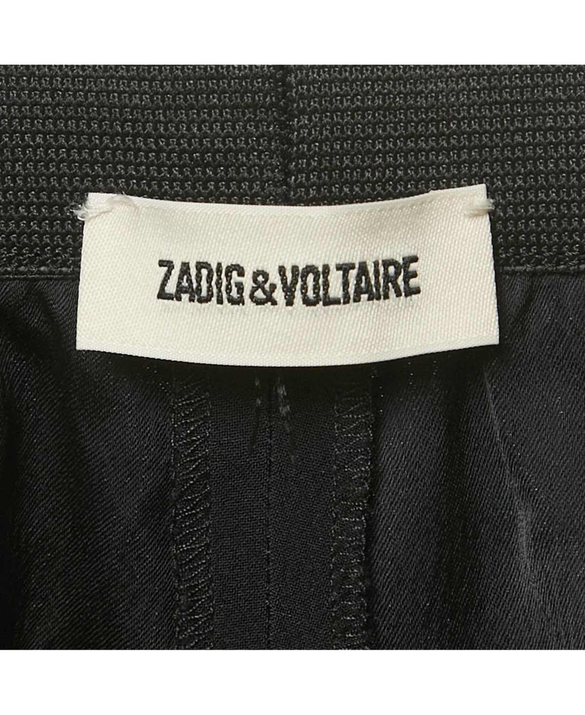 Pre-Owned Zadig & Voltaire Women's Crepe Paule Band Trousers