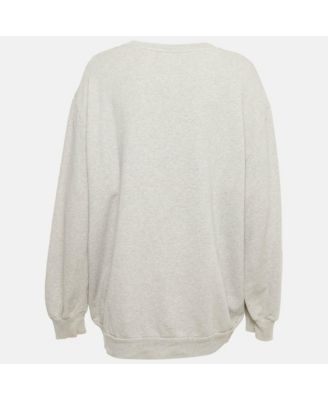 Women's Couture Grey Rat-A-Porter Print Cotton Sweatshirt