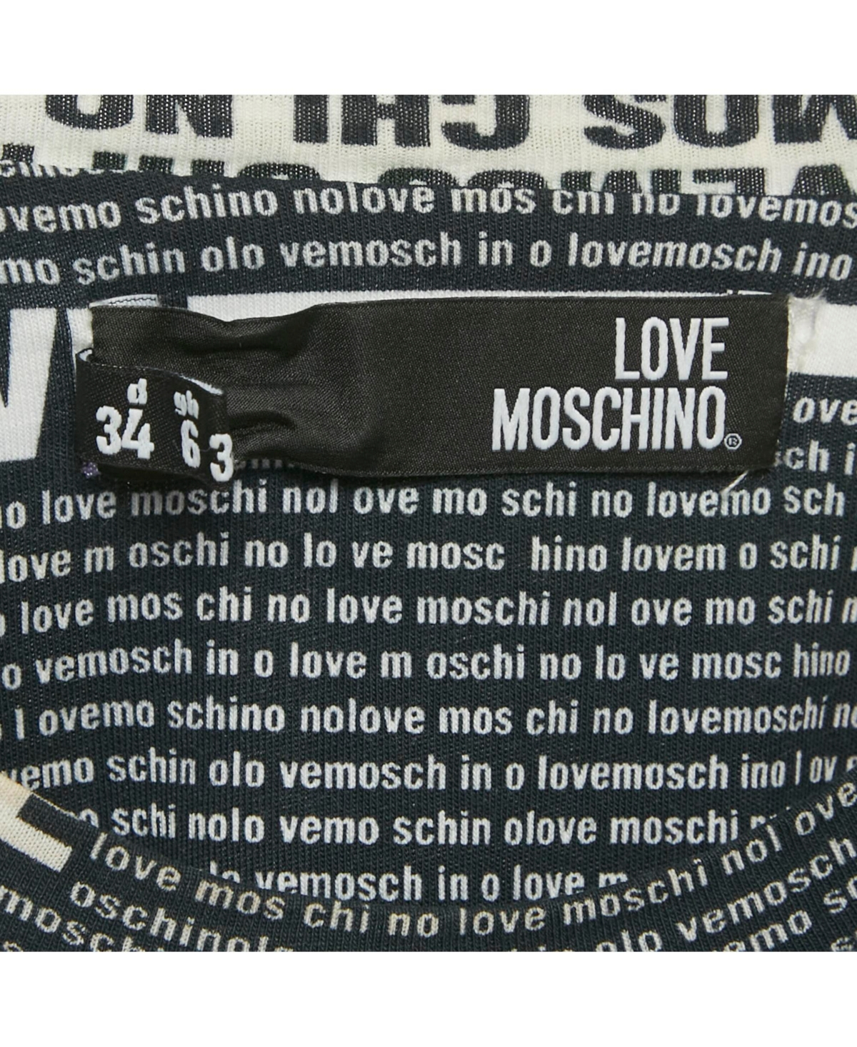 Pre-Owned Love Moschino Women's Blue Striped Denim Button Front Shirt