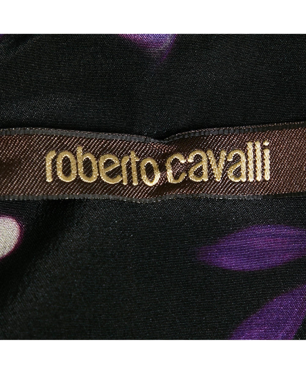 Pre-Owned Roberto Cavalli Women's Beige Cotton And Modal Faux Feather Detail T-Shirt