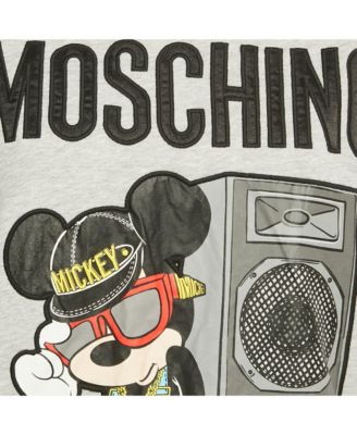 Women's X H&m X Disney Grey Mickey Embroidered Cotton Sweatshirt