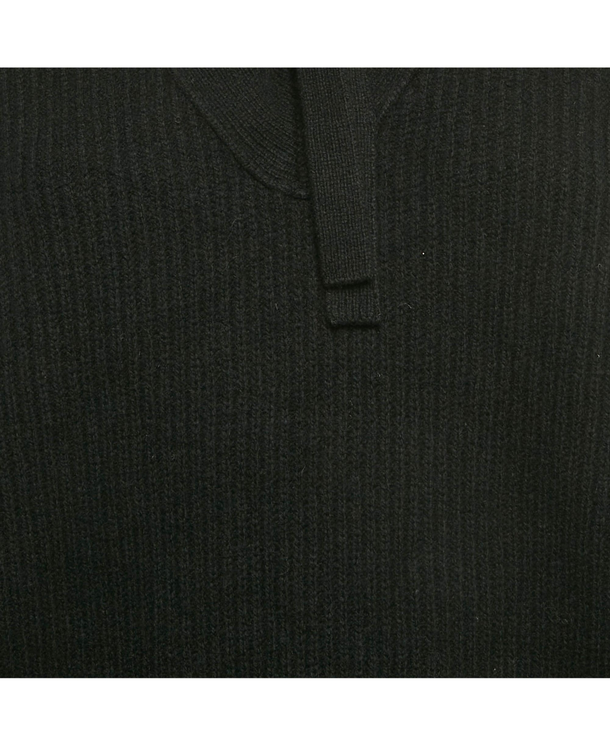 Pre-Owned Zadig & Voltaire Women's Black Rib Knit Lace-Up Kassy Sweater