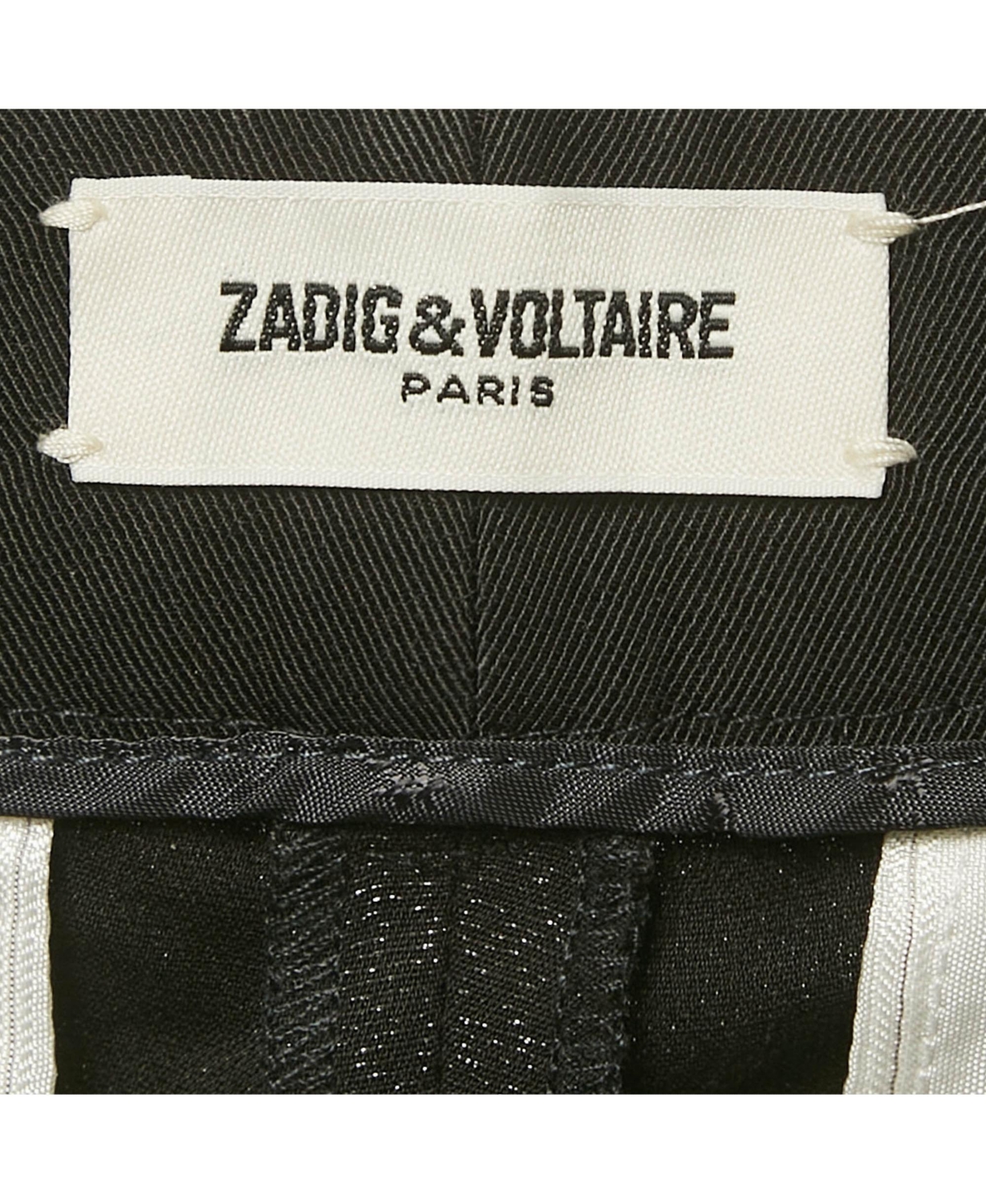 Pre-Owned Zadig & Voltaire Women's Lurex Posh Bright Trousers